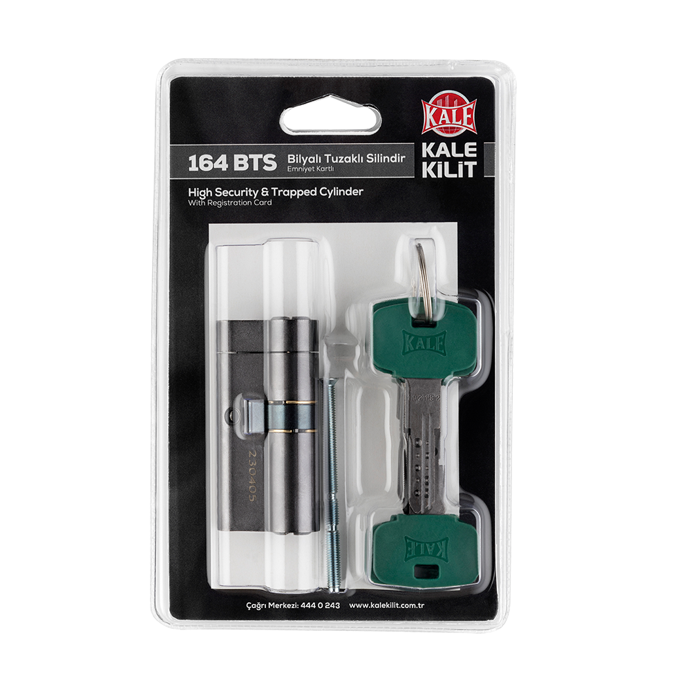 Kale 164 Bts Bi̇lyali Tuzakli Si̇li̇ndi̇r Emni̇yet Kartli