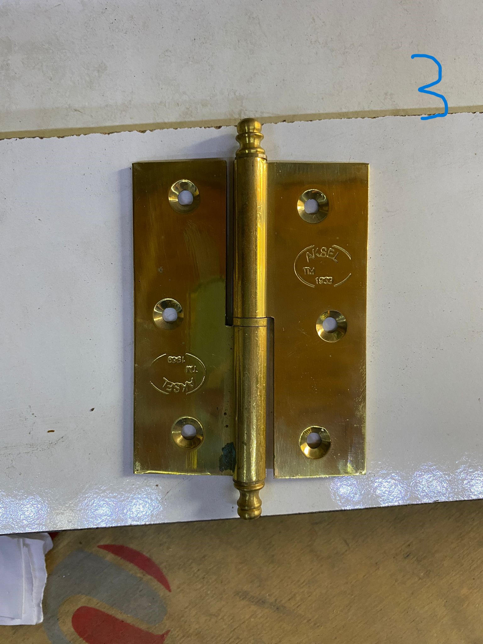 10 cm okka sarı Menteşe