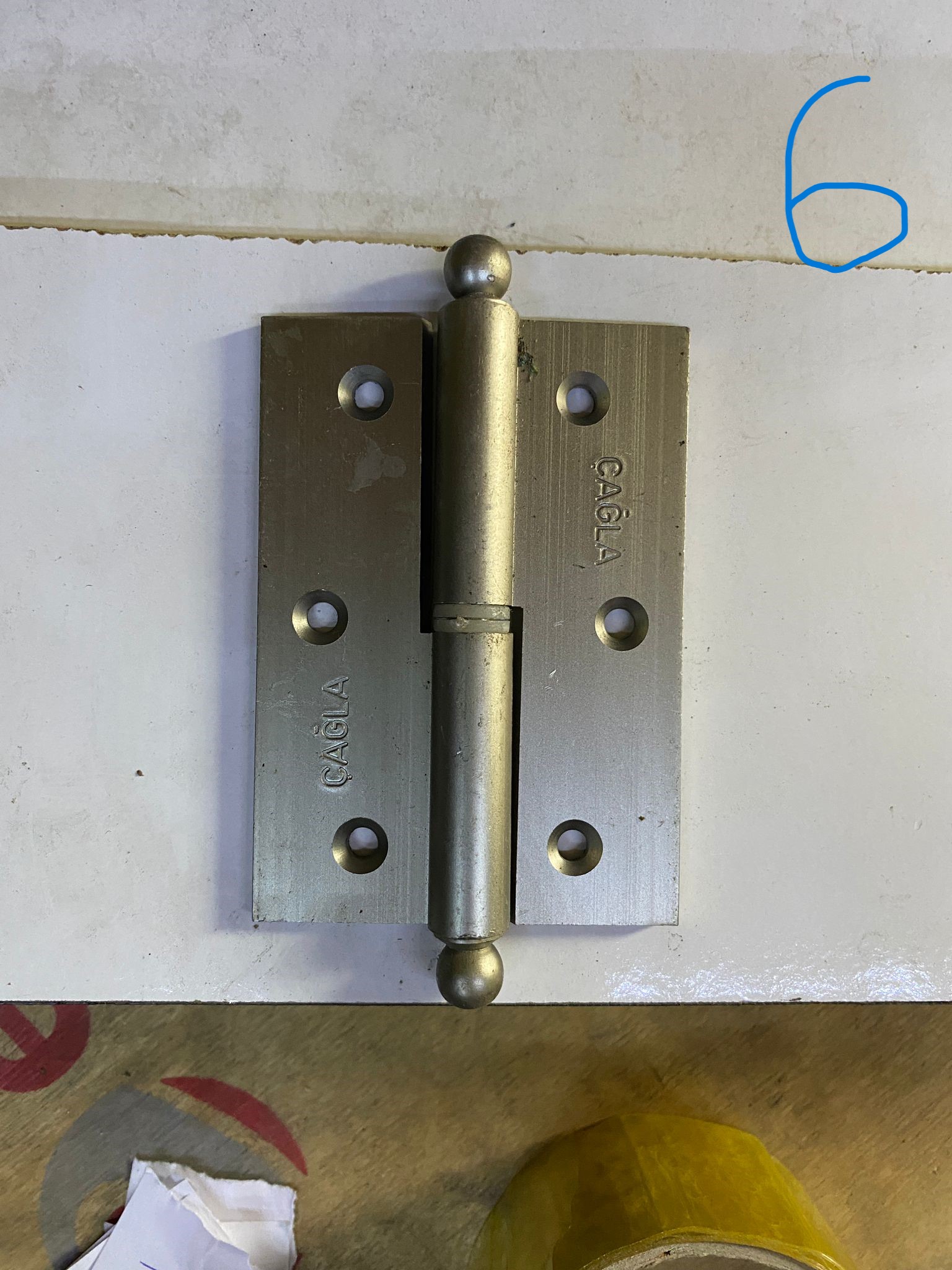 10 cm aliminyum okka saten sol